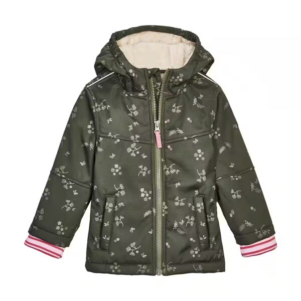 Softshell jacket FIOW 53 MNS SFTSHLL JCKT Softshell jacket: floral, wind and water repellent, Teddy Fleece