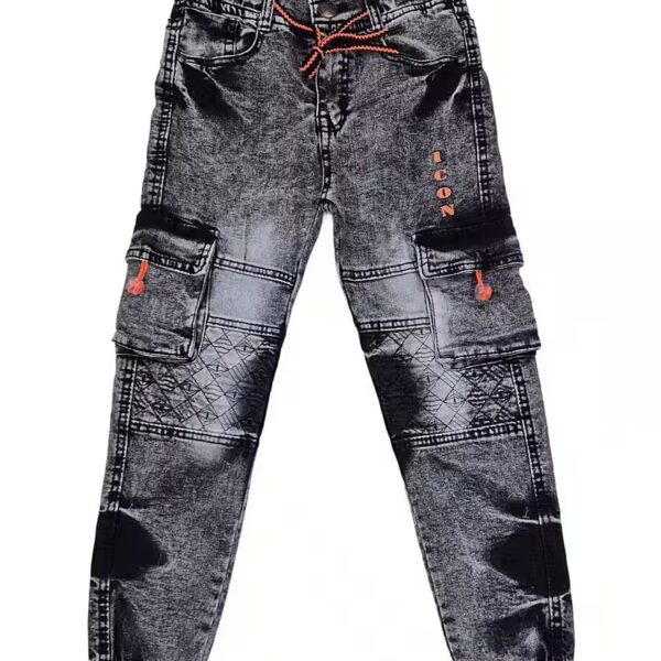 Cargo jeans boys jeans trousers stretch trousers cargo j8622