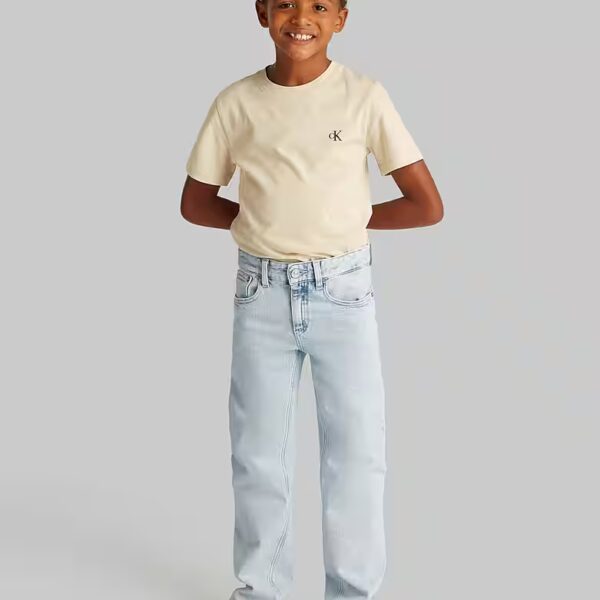 Straight Jeans CLEAN SKY BLUE REG. STRAIGHT in Stone washing