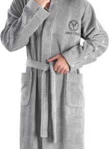Men's bathrobe Vito, ideal for sauna & spa, hotel bathrobe, dressing gown