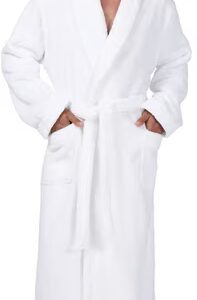 Unisex bathrobe ideal for sauna & spa, hotel bathrobe, dressing gown