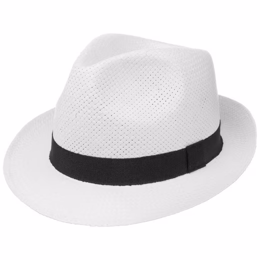 Sun hat (1-St) Trilbyform with Ripsband, Made in Italy