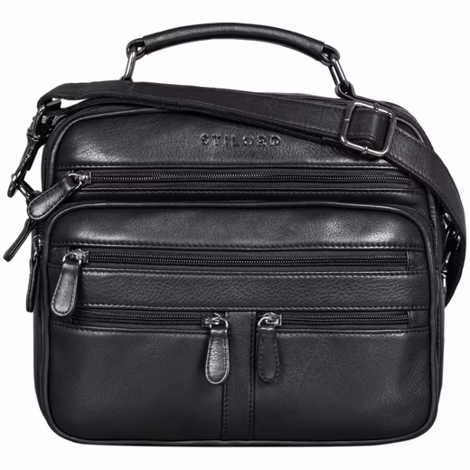 Shoulder bag "Veland" vintage messenger bag for men genuine leather - Image 2