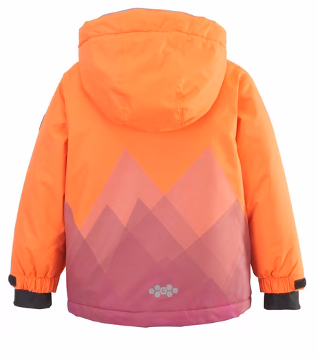 Winter jacket KW 106 (windproof, waterproof, snow guard, PFC-free) neon orange - Image 2