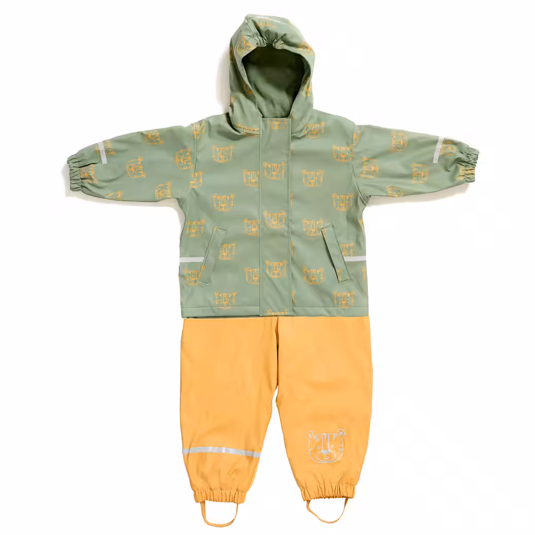 Rain and mud jacket Rain suit set for children consisting of rain pants and rain jacket - Image 2