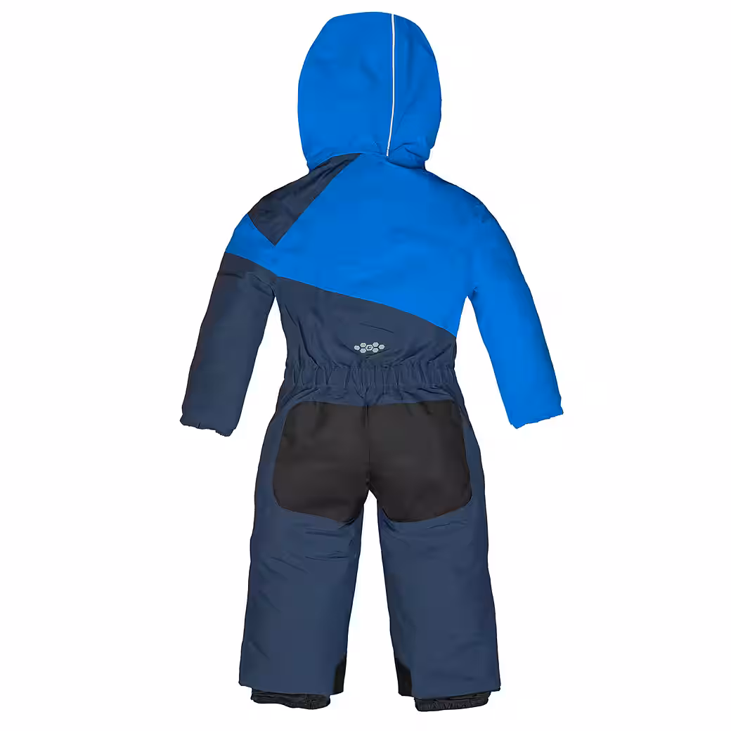 Snow jumpsuit snowsuit children's ski suit neon blue/dark blue - Image 2
