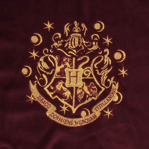 Men's bathrobe HARRY POTTER Hogwarts dressing gown, burgundy, for men - Image 6