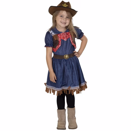 Costume Costume - Little Cowgirl - for children - size 122/128