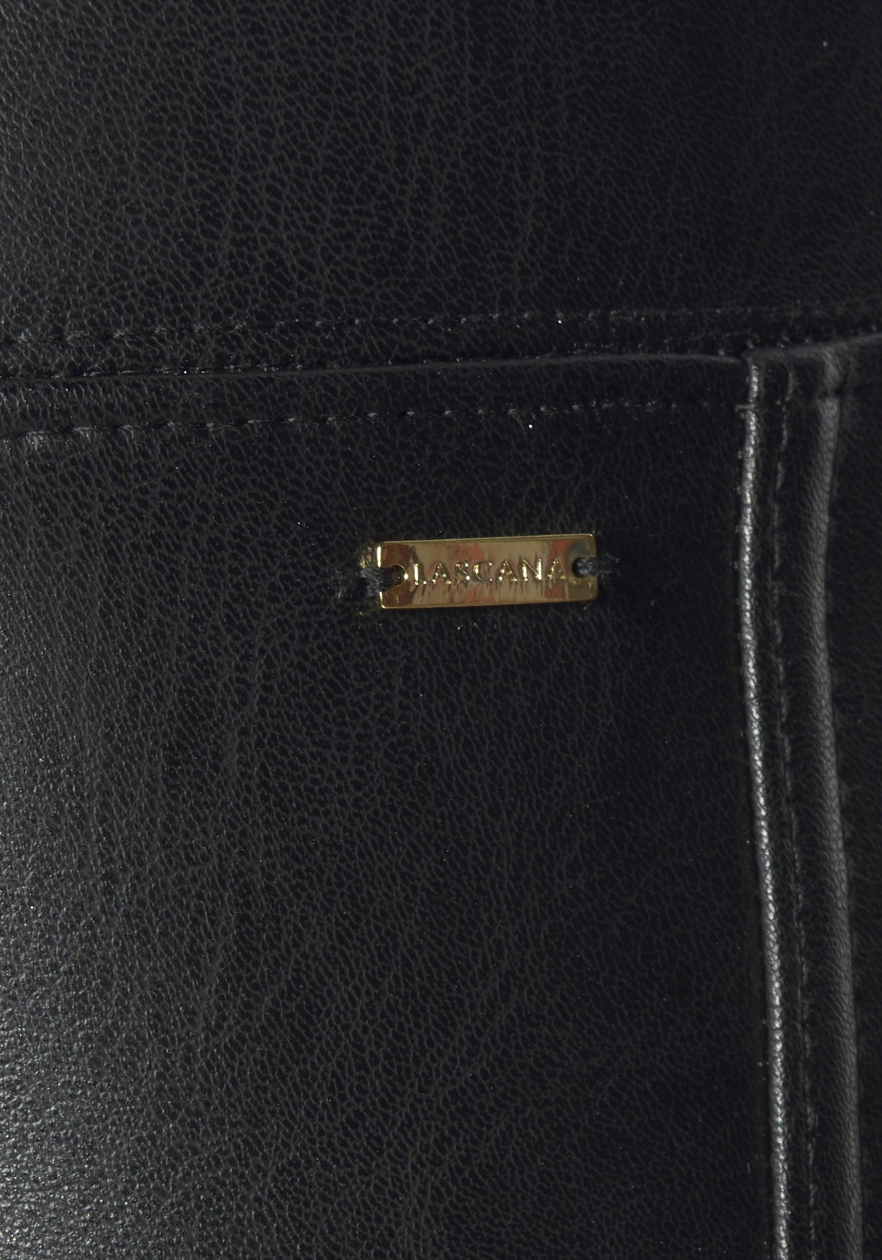 Leggings in leather look with zippers, loungewear - Image 8