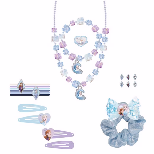 Jewelry set accessory set for children 15 pcs. – hairband, hair clips & more