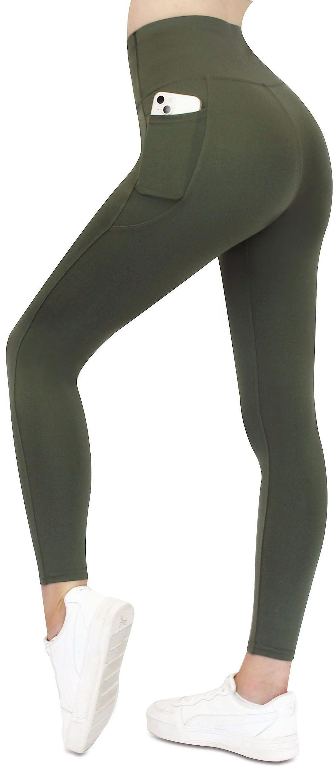 Leggings with pockets for women, long sports pants