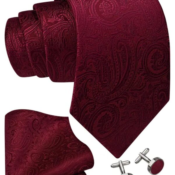 Tie silk tie traditional tie tie men's tie silk red