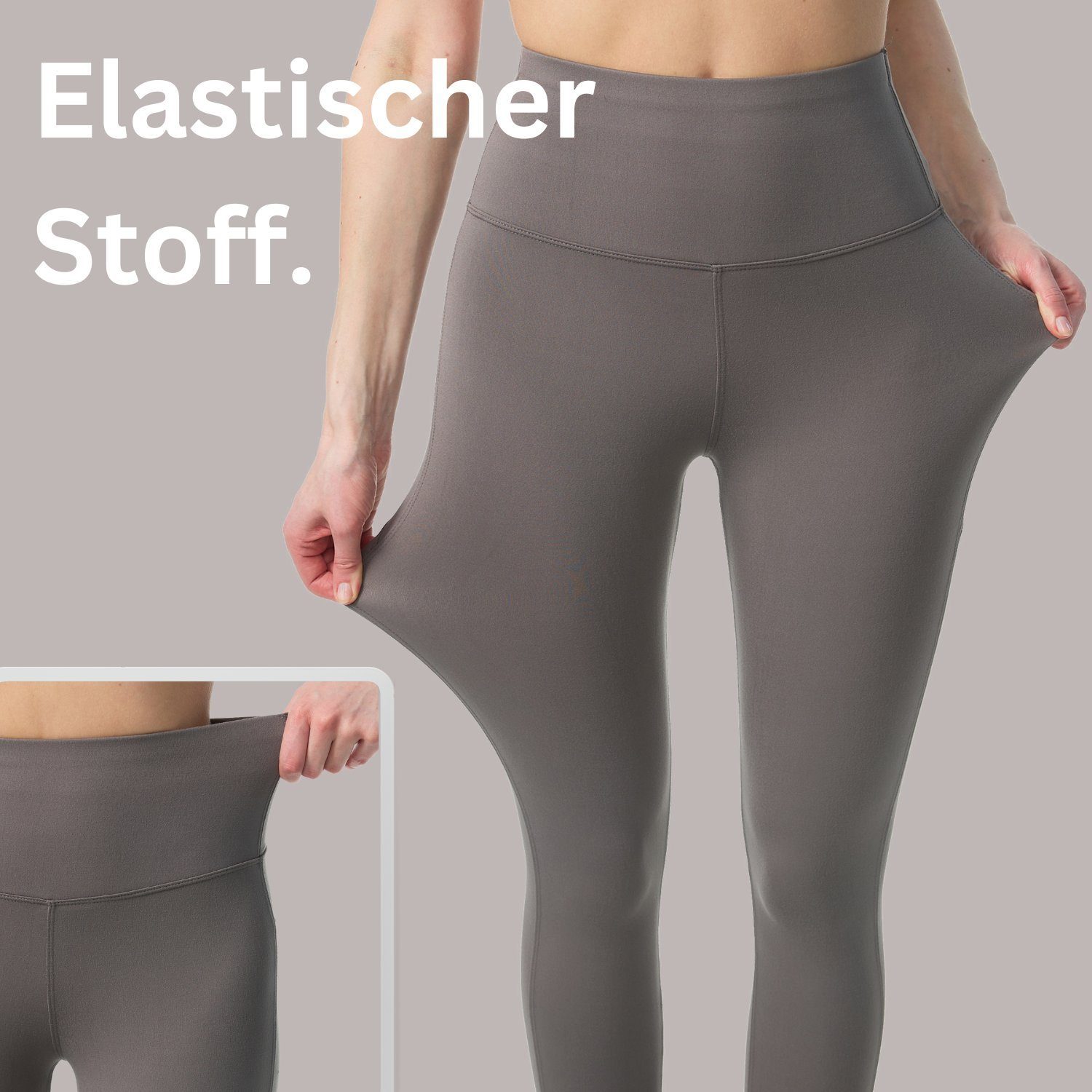 Leggings with pockets for women, long sports pants - Image 16