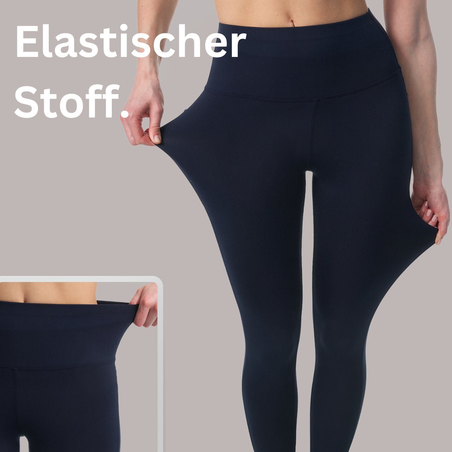 Leggings with pockets for women, long sports pants - Image 22