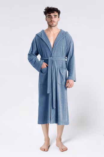 Men's bathrobe Jule, ideal for sauna & spa, hotel bathrobe, dressing gown - Image 7