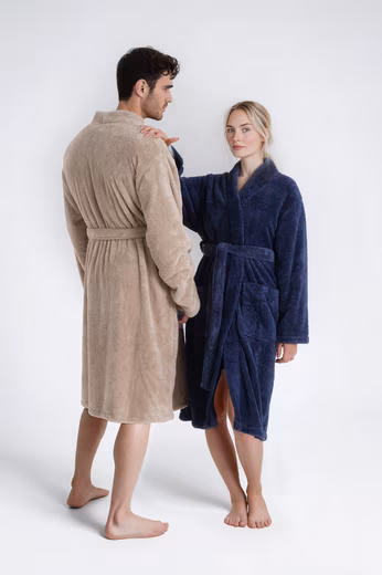 Unisex bathrobe Lillou Kimono, ideal for sauna & spa, hotel bathrobe, dressing gown - Image 7