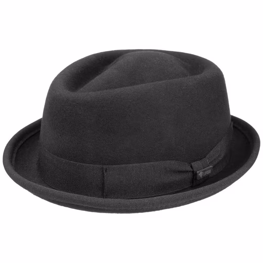 Fedora (1-St) Porkpie with Ribbon, Made in Italy - Image 7