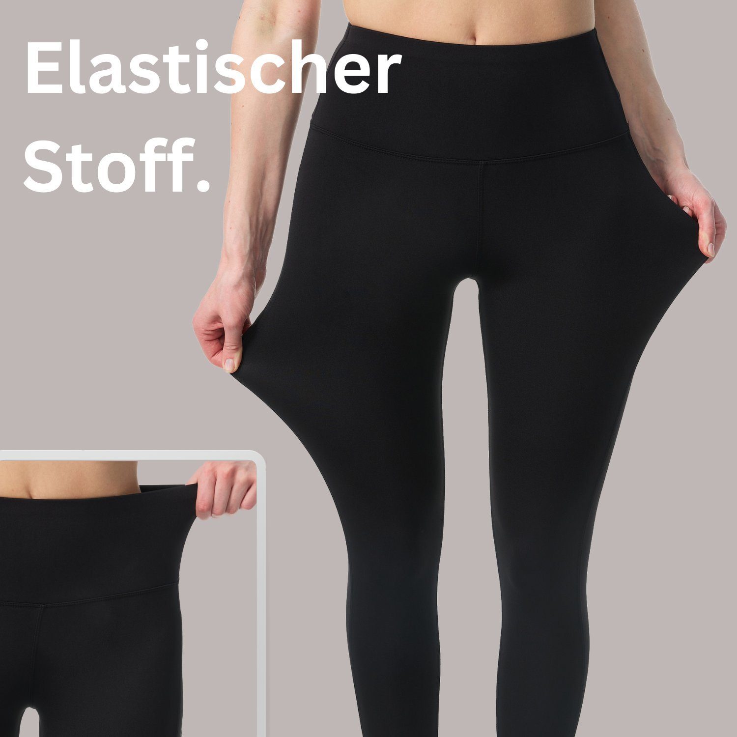 Leggings with pockets for women, long sports pants - Image 28