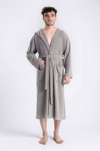 Men's bathrobe Jule, ideal for sauna & spa, hotel bathrobe, dressing gown - Image 9