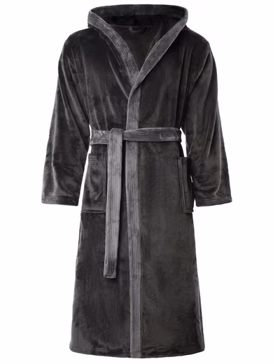 Bathrobe men's bathrobe long with belt LA40-221 - Image 11