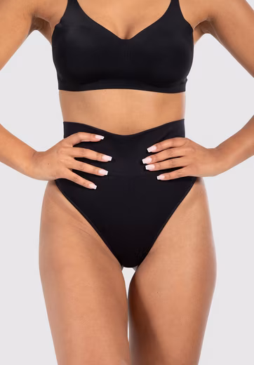 String Nysa, mid waist bodice briefs shaping thong, shaping shapewear Figure-shaping girdle, seamless underwear underpants Sli