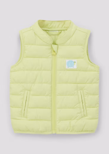 Quilted vest in smooth quality Artwork