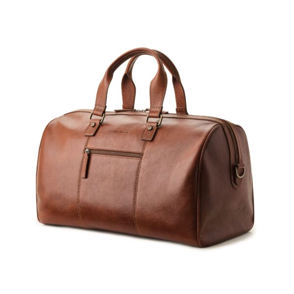 Weekender travel bag »Romeo« chestnut brown
