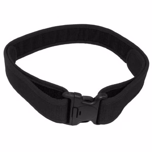 Belt "Security", black, plastic safety clasp. Length adjustable up to max. 110 cm