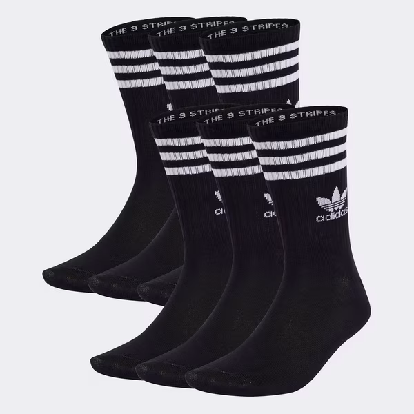 Sports socks 3 STRIP CRW 6PP 6-pair