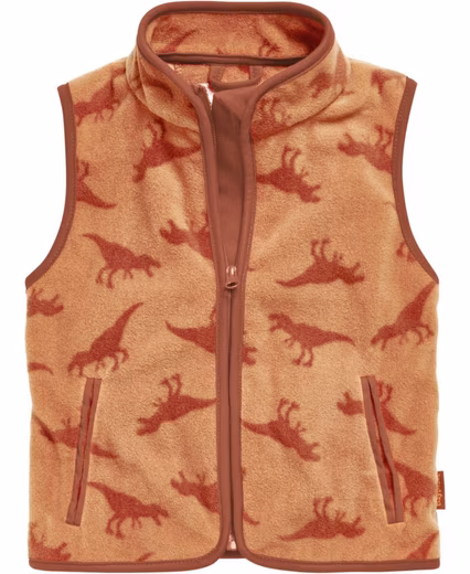 Knitted fleece jacket fleece vest Dinos