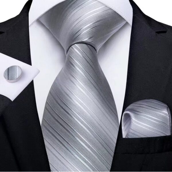 Tie Necktie Pocket Square Cufflinks Silk Silk Tie Necktie