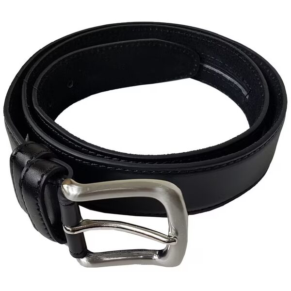 Safe belt with secret compartment money belt safe belt leather black