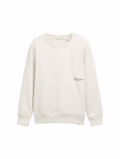 Basic Sweatshirt with kangaroo pocket