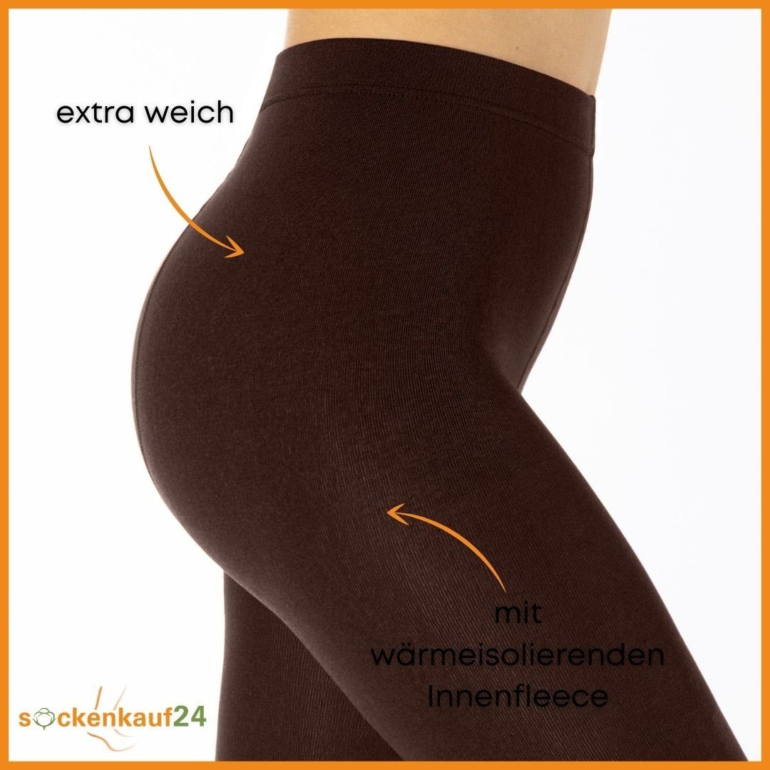 Thermal leggings women's THERMO leggings with inner fleece in many colors - Image 23