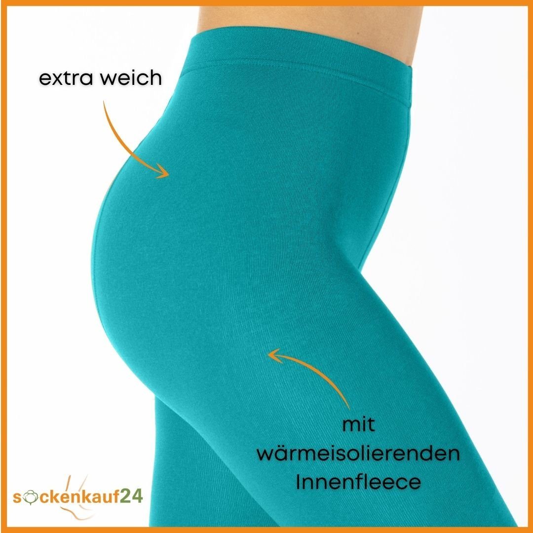 Thermal leggings women's THERMO leggings with inner fleece in many colors - Image 47