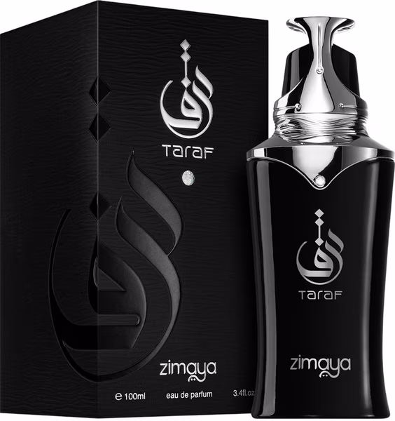Eau de Parfum Taraf Black Men EDP Spray ZIMAYA, men's perfume, glass bottle, men's fragrance