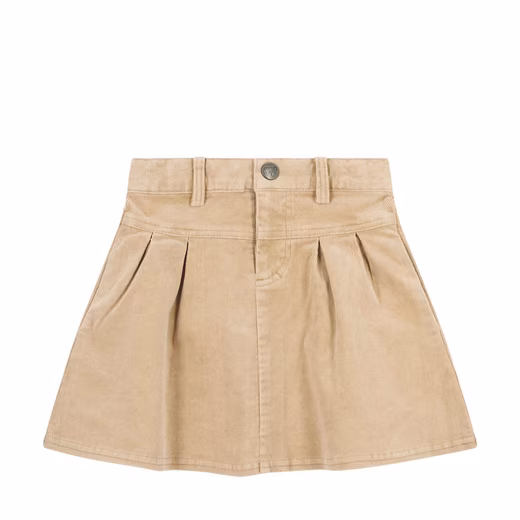 Pull-on corduroy skirt Woodland, adjustable waistband