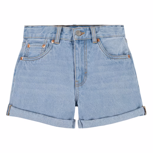 Denim shorts LVG MINI MOM SHORT W/ ROLL CUF for GIRLS
