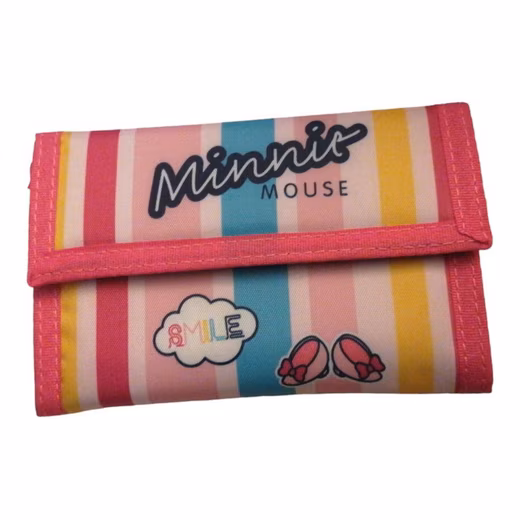 Wallet / children's wallet Minnie Mouse with lettering