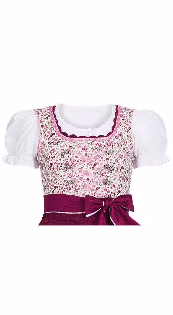Dirndl girls dirndl in traditional style children's traditional costumes - Image 6