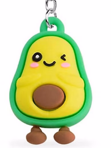 Keychain Keychain Children Avocado LxWxH 3 x 3.5 x 5 cm Mini Avocad Keychain pet keychain gift dog woman men