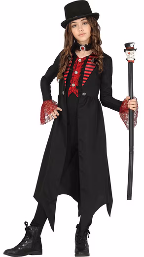 Gothic Girl Halloween Children's Costume - Image 2