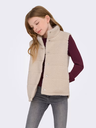 Quilted vest KOGSANDRA TEDDY WAISTCOAT OTW