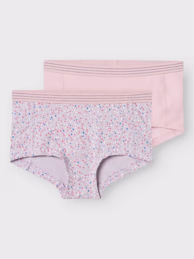 Boxer shorts NKFHIPSTER 2P PASTEL LILAC DOT NOOS Pack, 2 pieces