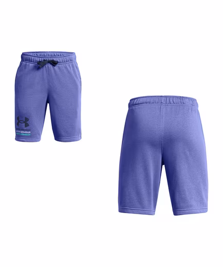T-Shirt Under Armor Rival Terry Short Kids Shorts Children Cotton - Image 3