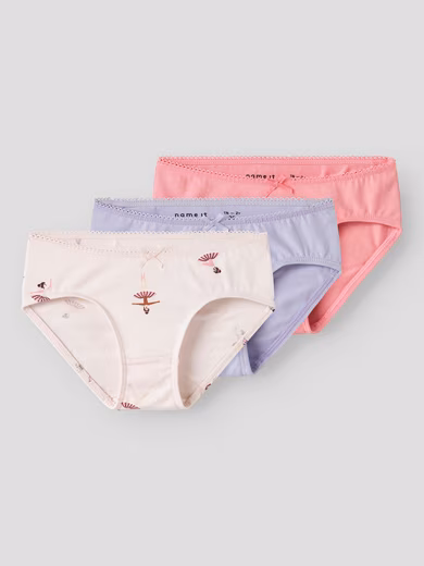 Panty NMFBRIEFS 3P BALLARINA NOOS 3-piece