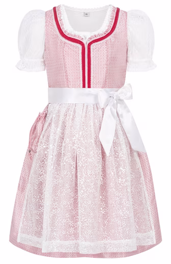 Dirndl children's dirndl Lina in pink by Nübler