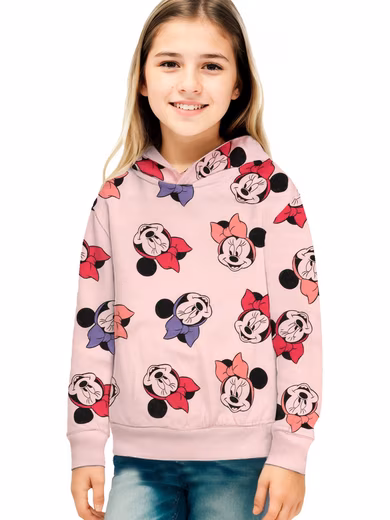 Disney Minnie Mouse Pullover Hood Sweatshirt