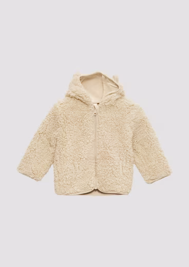 Functional Jacket Sweatshirt Jacket Teddy plush jacket with ears