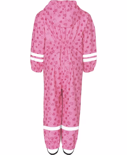 Rain overalls hearts all over